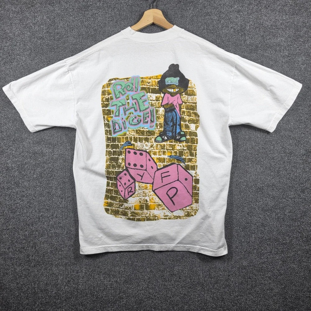 Los Angeles Apparel Shirt Mens XL Potent Roll The Dice Graphic Tee Made in USA